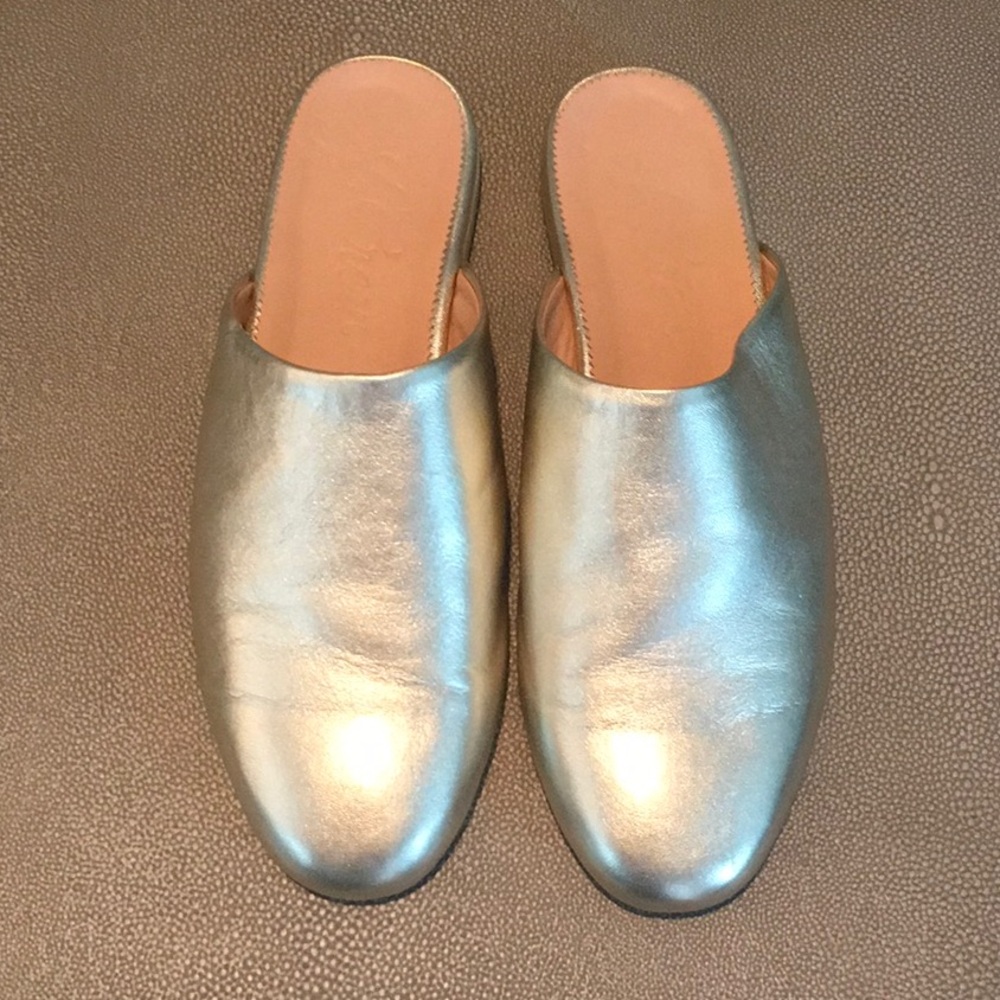 J. Crew Slip-On Leather Flats  (9.5)